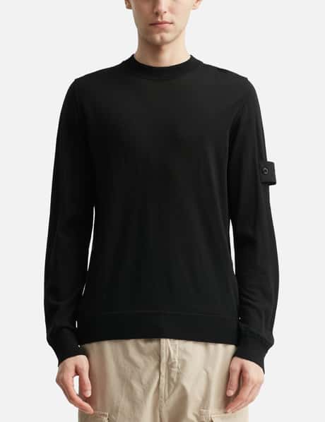 Pure Light RWS Wool_Stone Island Ghost Knit Crewneck Jumper view 10