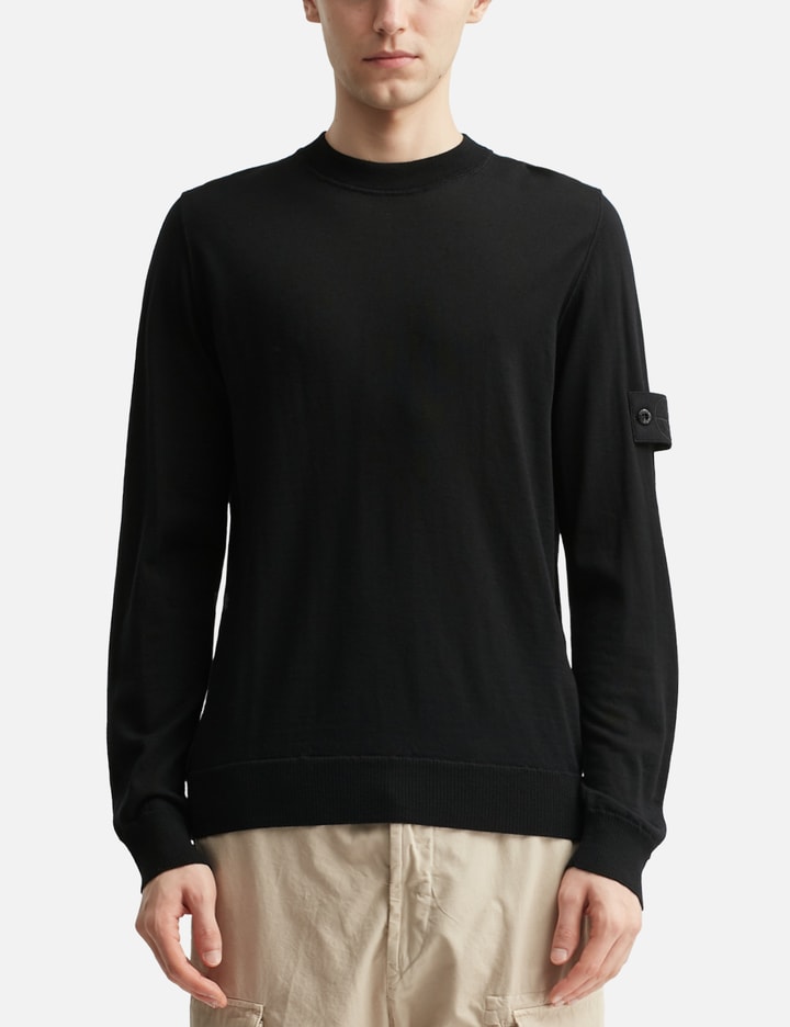 Pure Light RWS Wool_Stone Island Ghost Knit Crewneck Jumper Placeholder Image