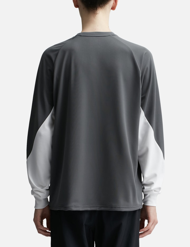 Shop F.c. Real Bristol Stream Line Long Sleeve Top In Grey