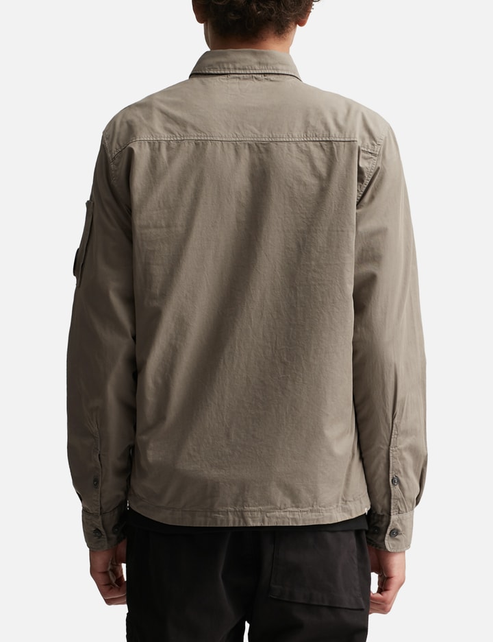 ORGANIC GABARDINE ZIPPED OVERSHIRT Placeholder Image