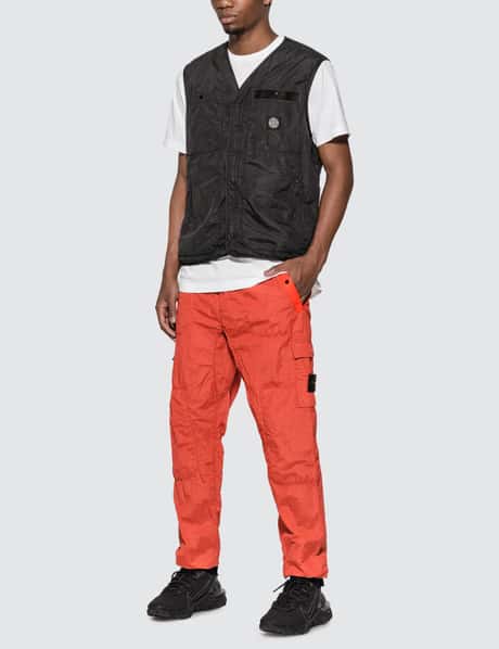 Stone Island - Seersucker-TC Cargo Pants | HBX