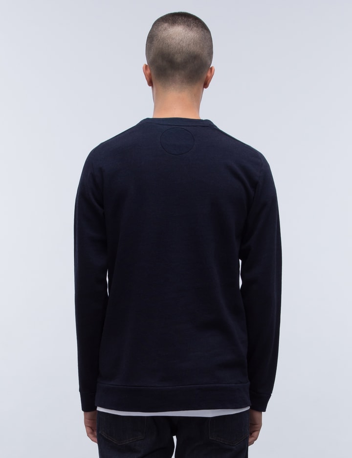 Mod Indigo Yarn Dyed Crewneck Sweatshirt Placeholder Image