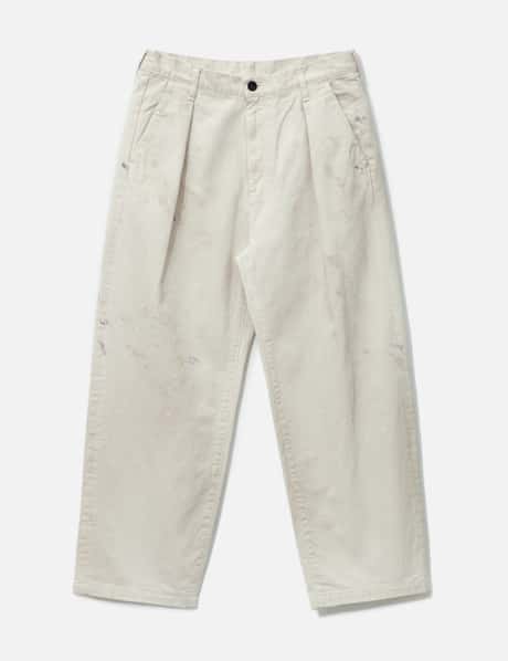 ANCELLM PAINT CHINO TROUSERS