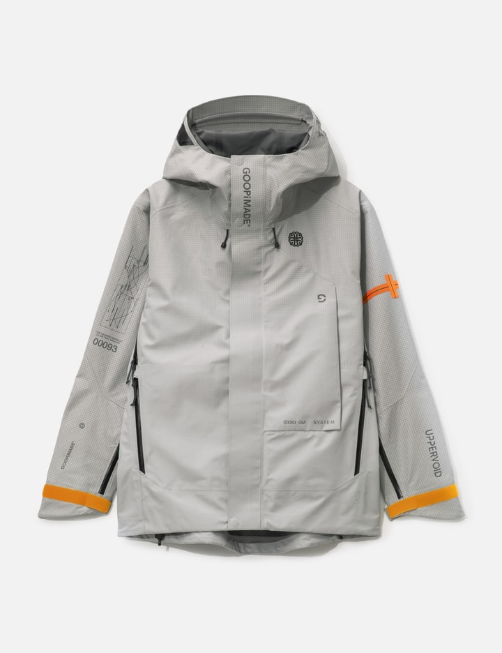 Goopimade X Uppervoid® 「 - 転」c2.5grd” Industrial Cog Detail Parka In Gray