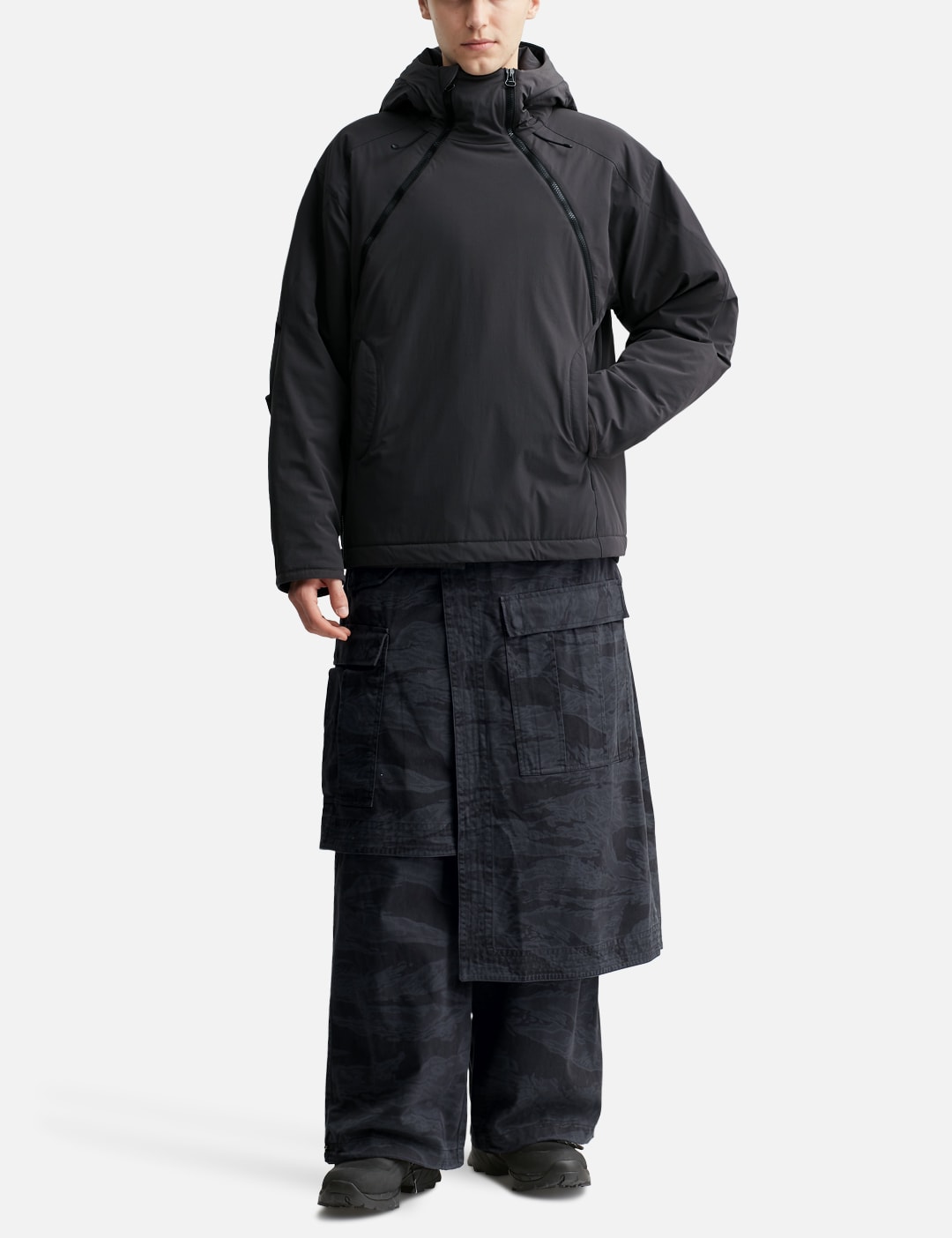 Oversized ASYM Padded Hoodie view 18