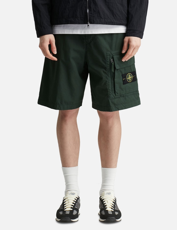 Canvas Weave Cotton Shorts Placeholder Image