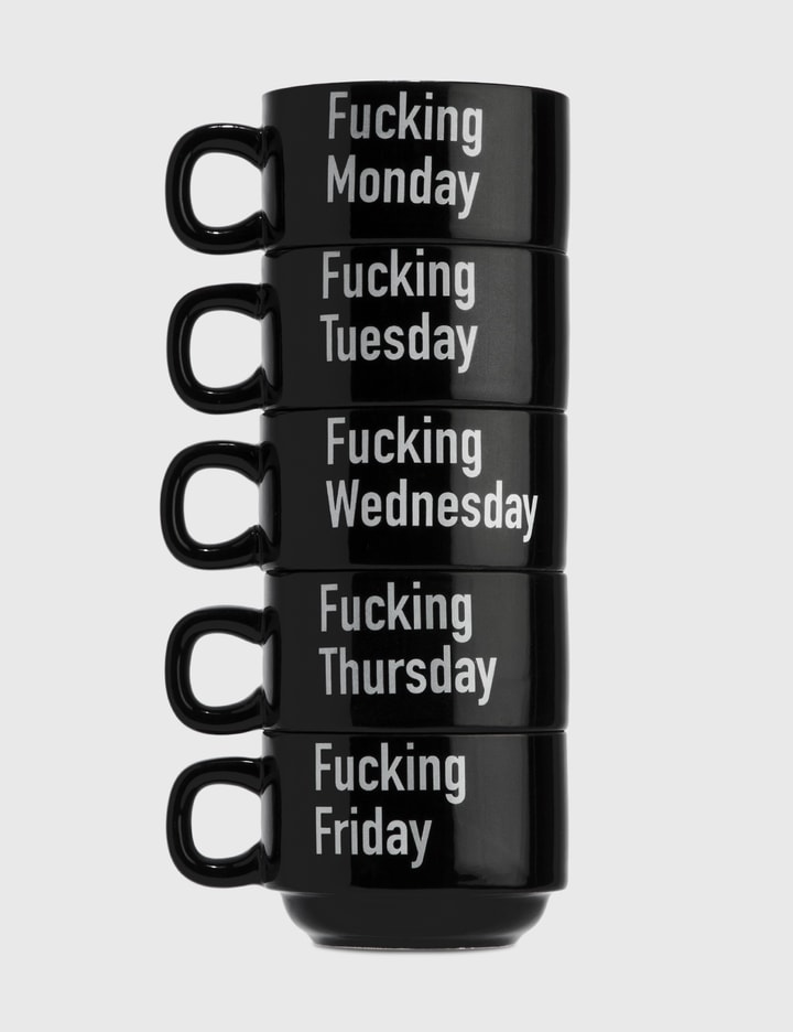 "Fucking Week" Cups Set of 5 Placeholder Image