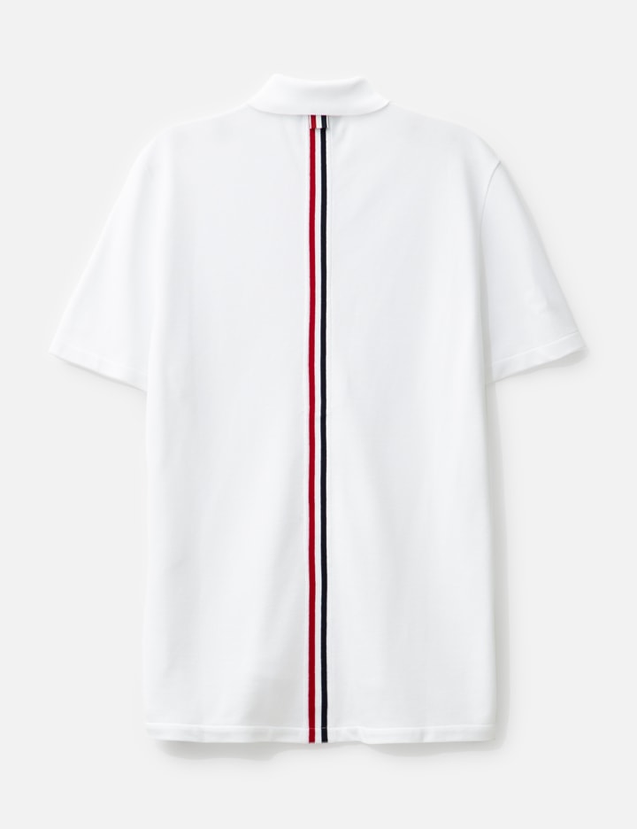 Center Back RWB-Stripe Polo Shirt Placeholder Image