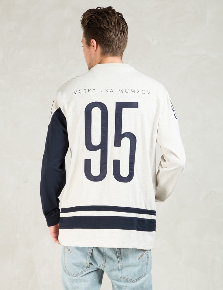 Grey USA Hockey Jersey Sweatshirt Placeholder Image