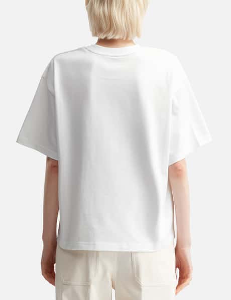 Embroidered Cherry Logo Cotton T-Shirt view 9