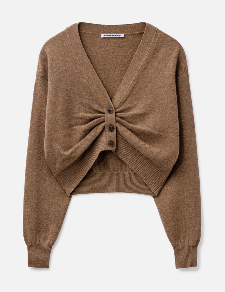 T By Alexander Wang Scrunched Cardigan