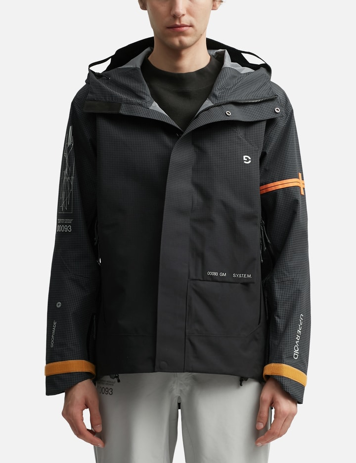 GOOPiMADE GOOPiMADE X UPPERVOID® 「GOOPiMADE - 転」C2.5GRD” Industrial Cog Detail Parka