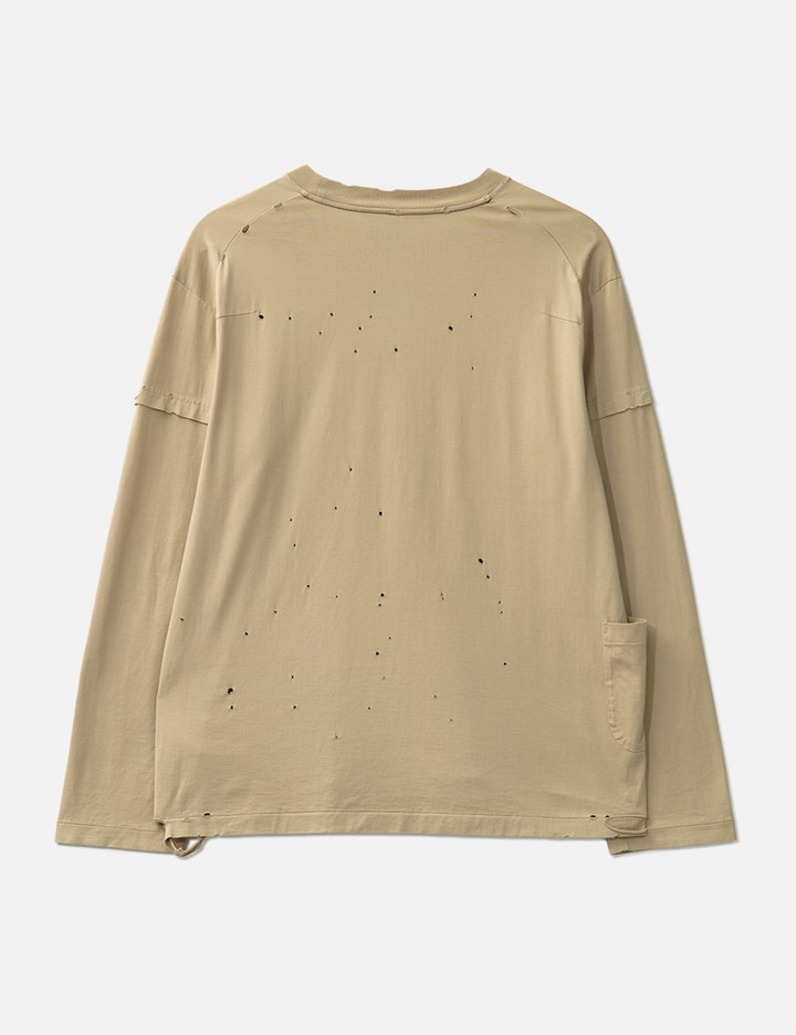 Layered Distressed Long Sleeve T-Shirt Placeholder Image
