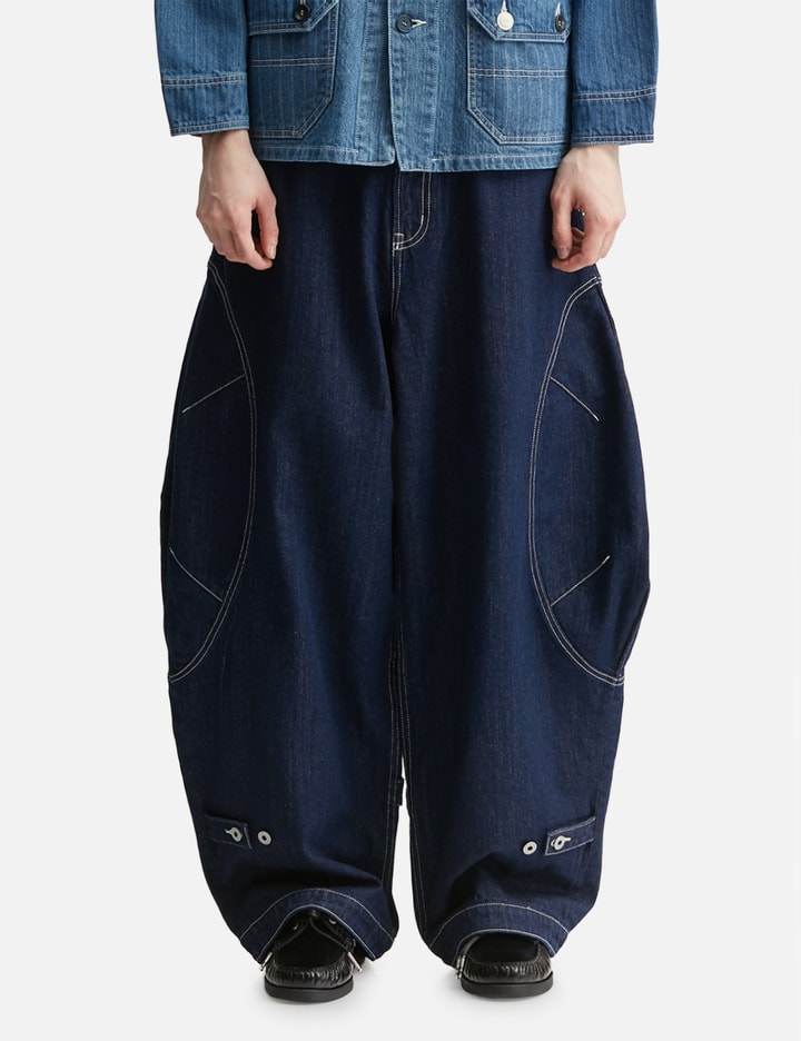 펀드멘탈 Denim T-Form Pants Rinse