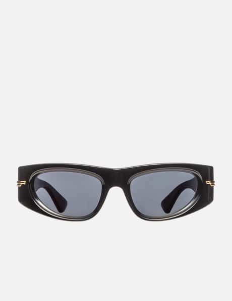 Bottega Veneta Classic Acetate Oval Sunglasses