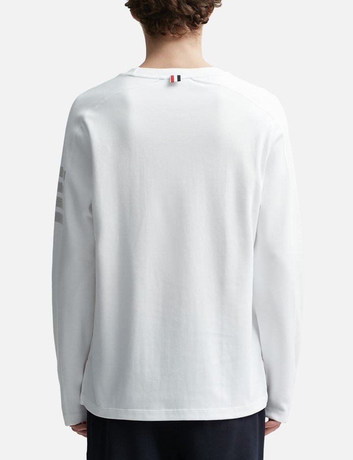 Thom Browne Cotton 4-bar Striped T-shirt In White