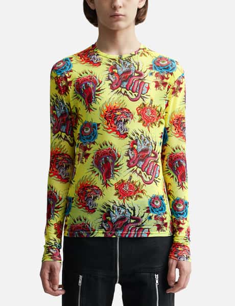 UNISEX MESH LONG-SLEEVE TOP view 10