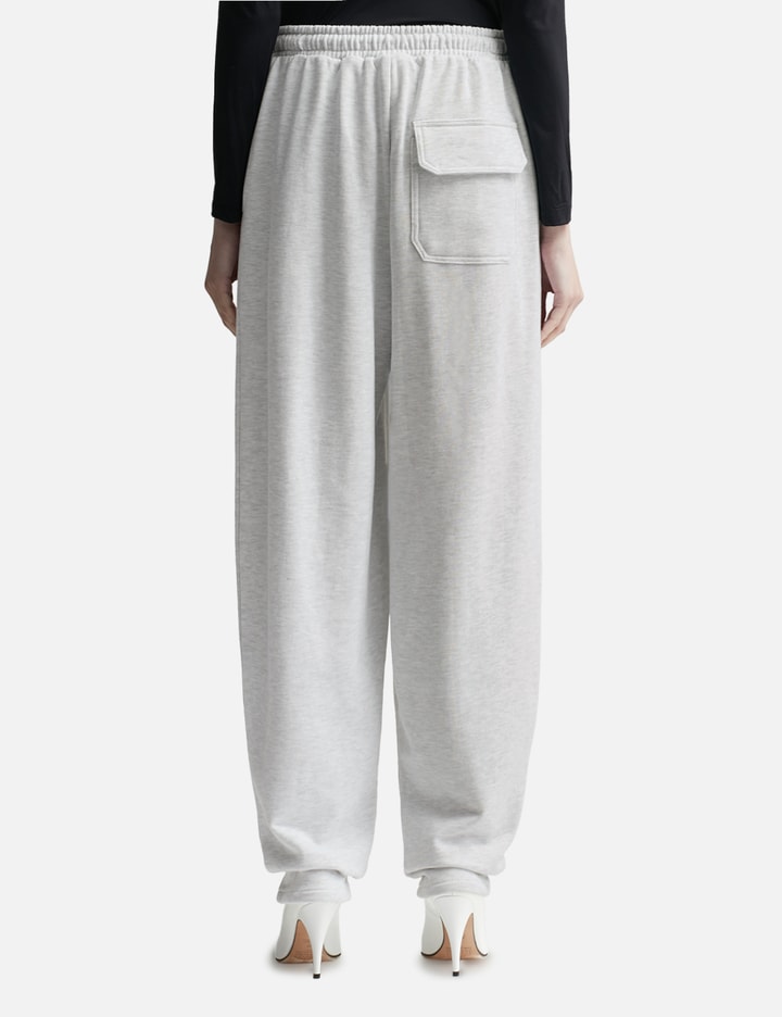 GRAY RIBBON PRINTED SWEATPANTS Placeholder Image