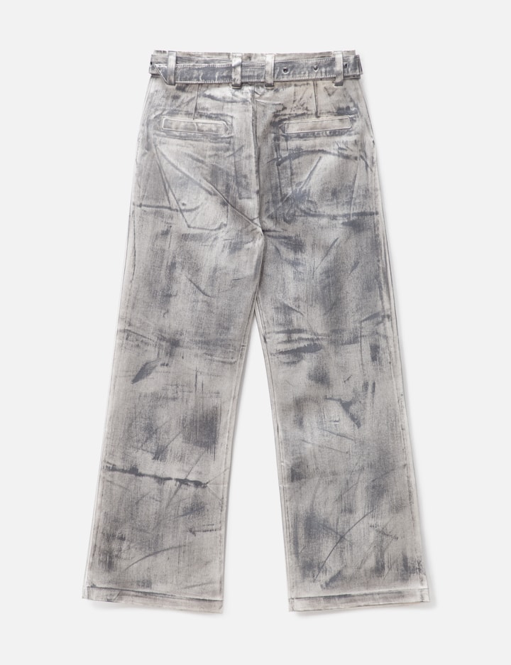 Waxed Double Belt Jeans Placeholder Image