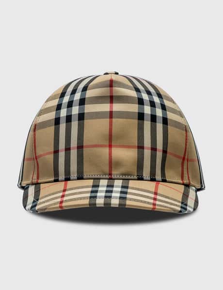 Burberry - Logo Appliqué Vintage Check Baseball Cap | HBX display picture 1