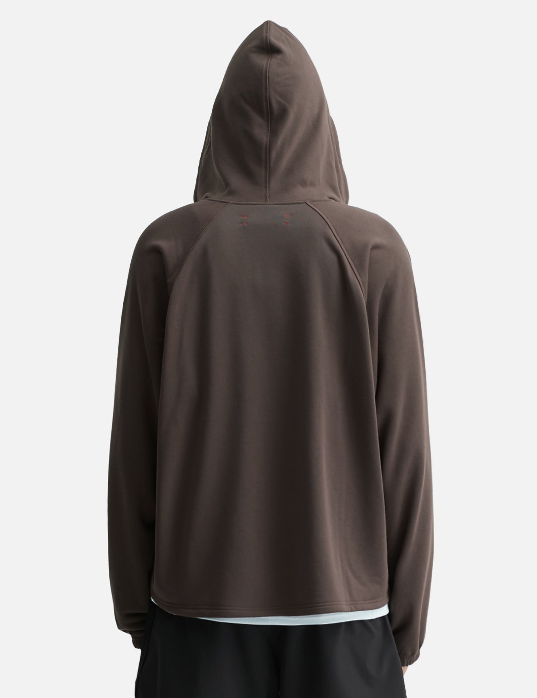 Open Neck French Terry Hoodie view 13