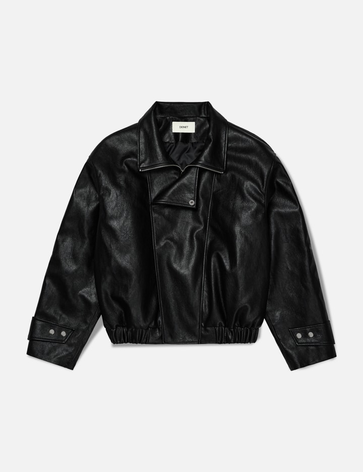 Faux Leather Bomber Jacket Placeholder Image