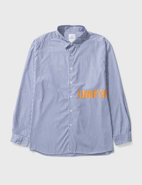 uniform experiment 로고 레귤러 카라 셔츠
