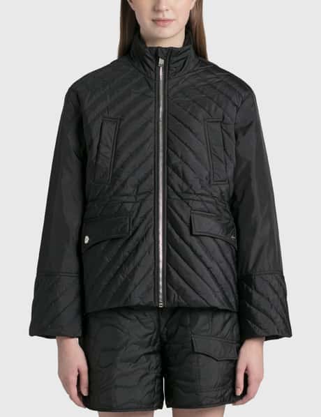 Ganni - Quilted Recycled Ripstop Jacket | HBX - Globally Curated 