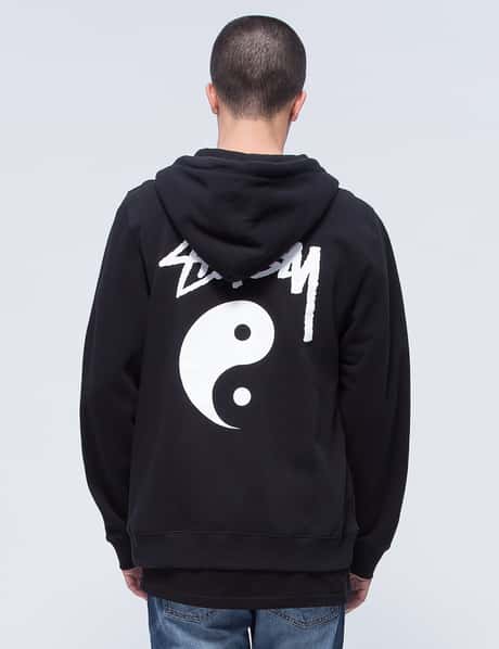 stussy yin yang hoodie