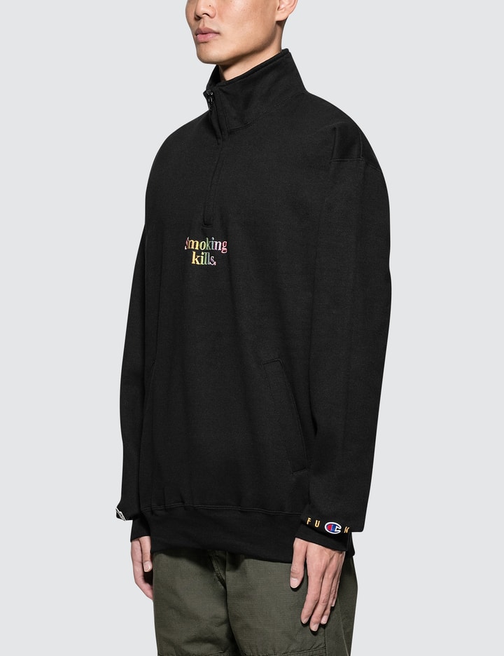 Smoking Kills Half Zip Sweatshirt Placeholder Image