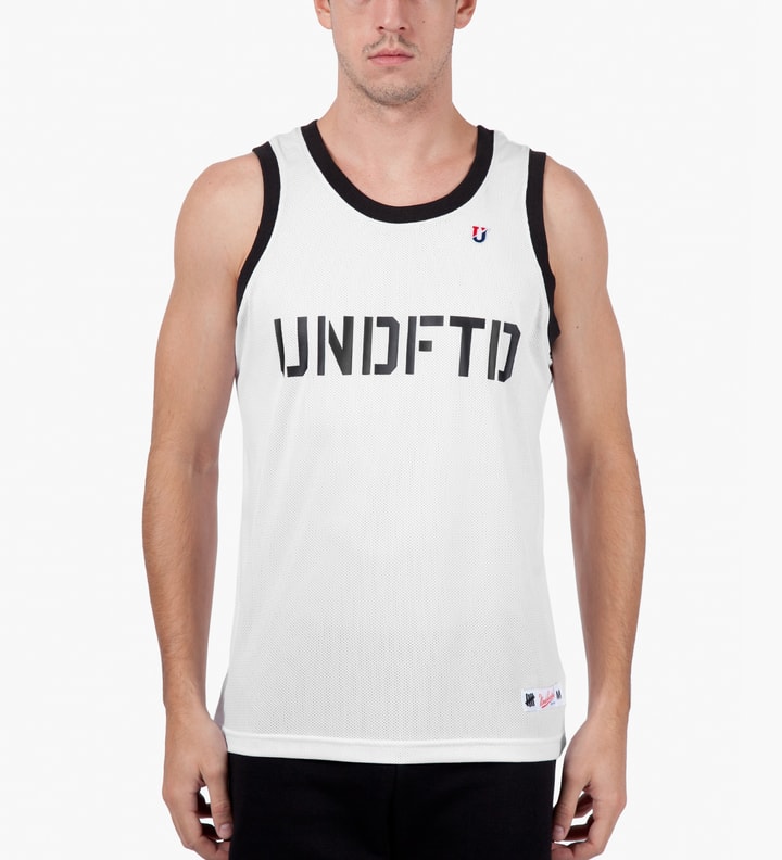 White 00 Mesh Tank Top Placeholder Image