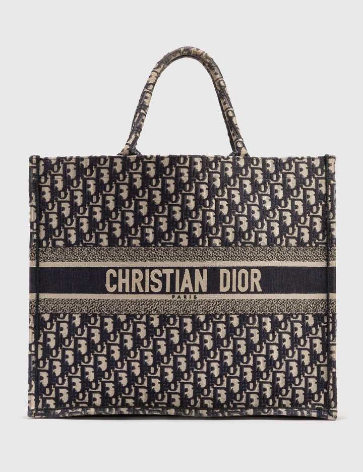 Dior Book Tote Blue Dior Oblique Embroidery Placeholder Image