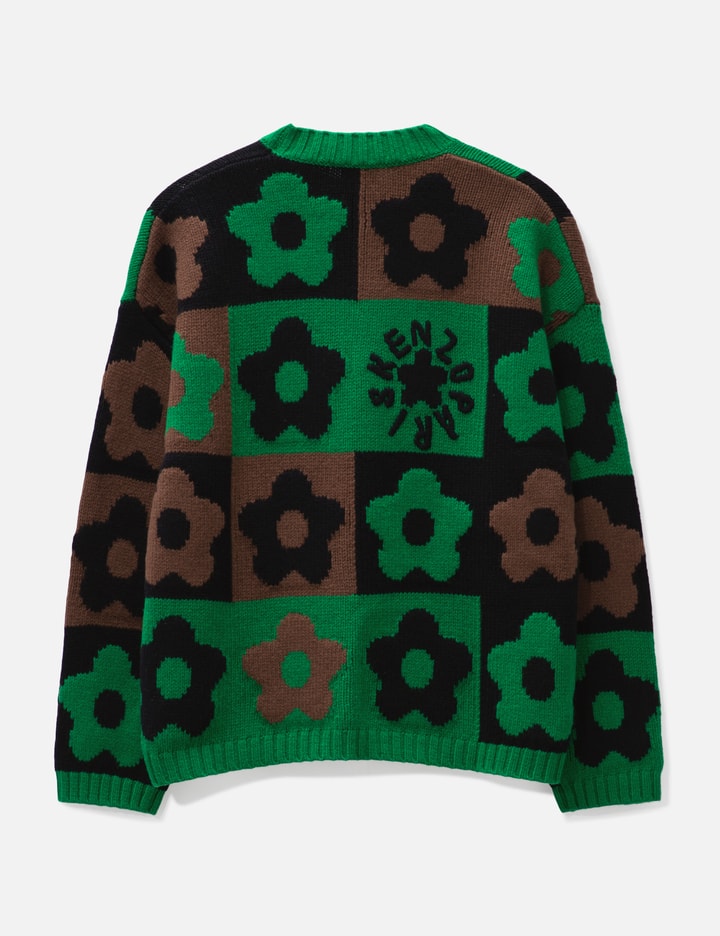 'Boke Flower Checkerboard' Checked Jumper Placeholder Image