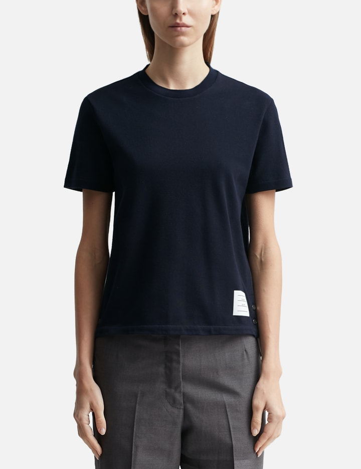 Thom Browne Cotton T-shirt In Blue