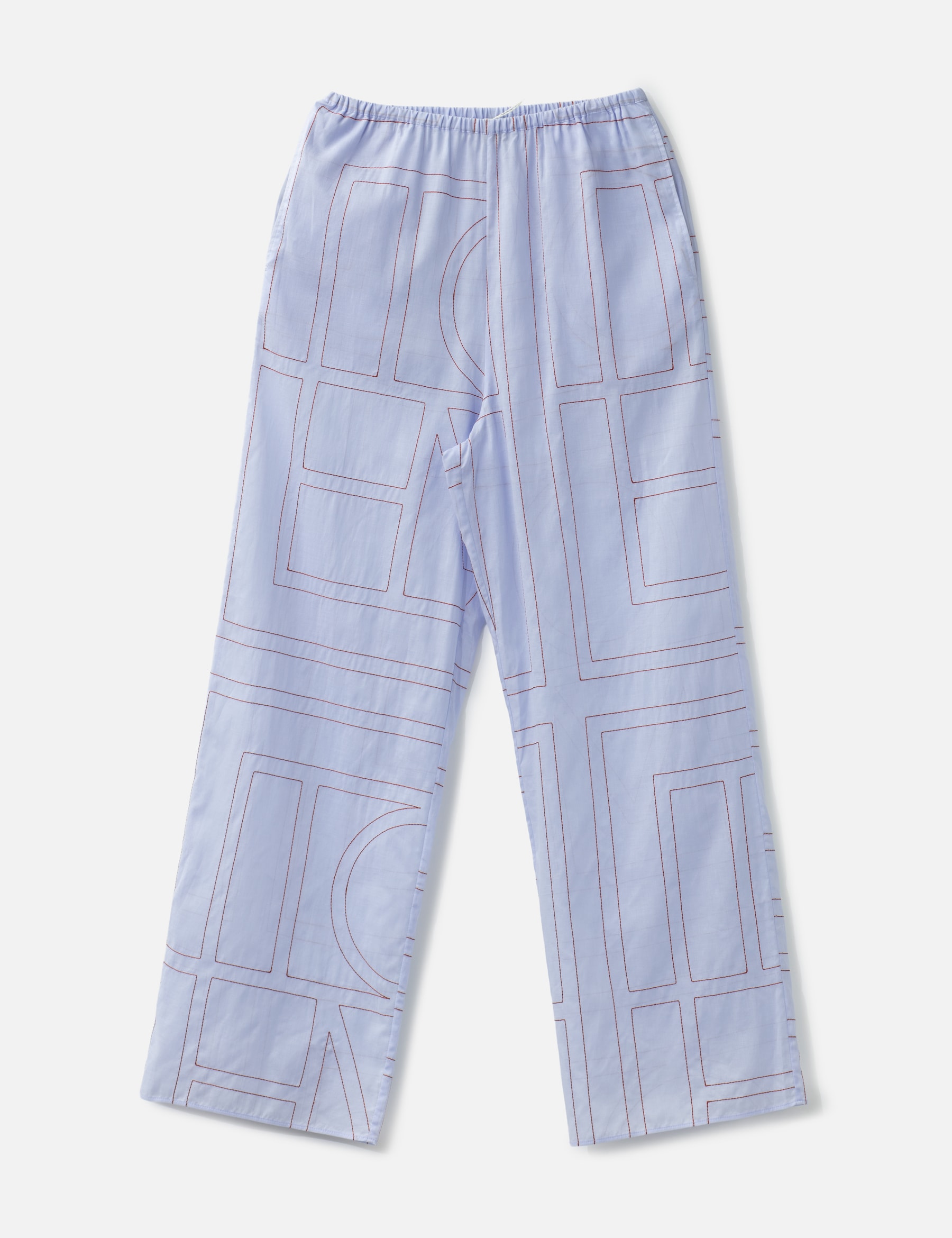 Monogram Cotton-Blend PJ Bottoms view 16