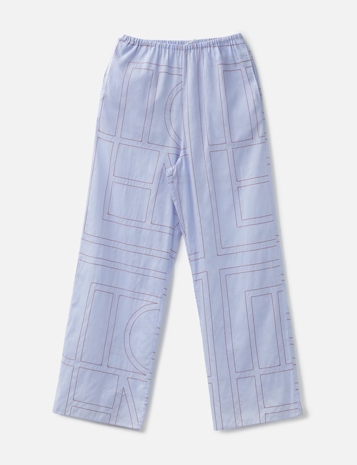 TOTEME Monogram Cotton-Blend PJ Bottoms