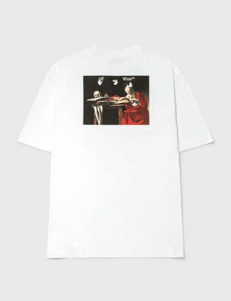 Off-White™ 카라바조 페인트 오버 티셔츠