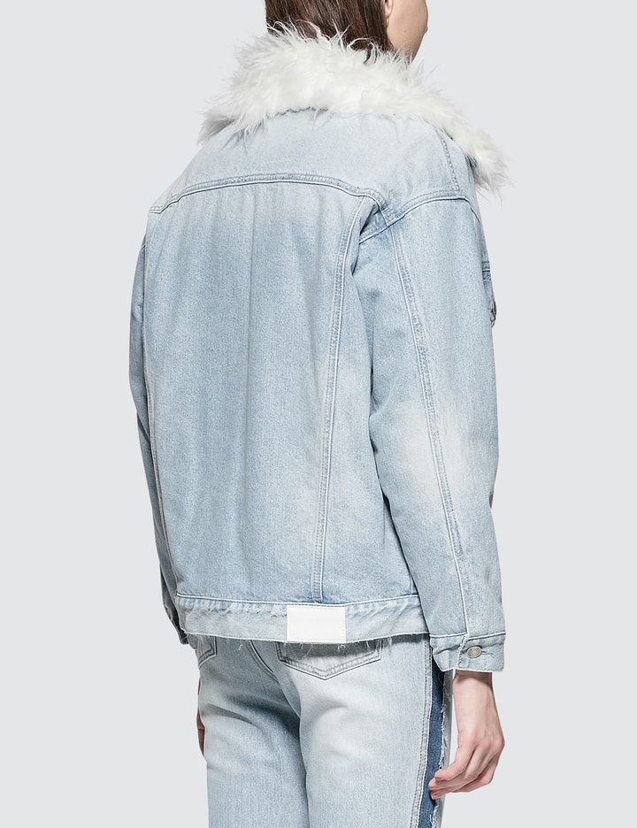 Hairy Fur Denim Sherpa Jacket Placeholder Image