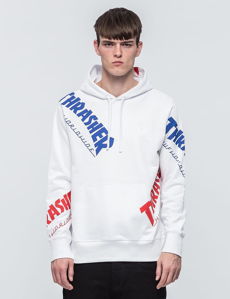 Huf - Huf x Thrasher TDS Allover Hoodie | HBX - Globally Curated Fashion  and Lifestyle by Hypebeast