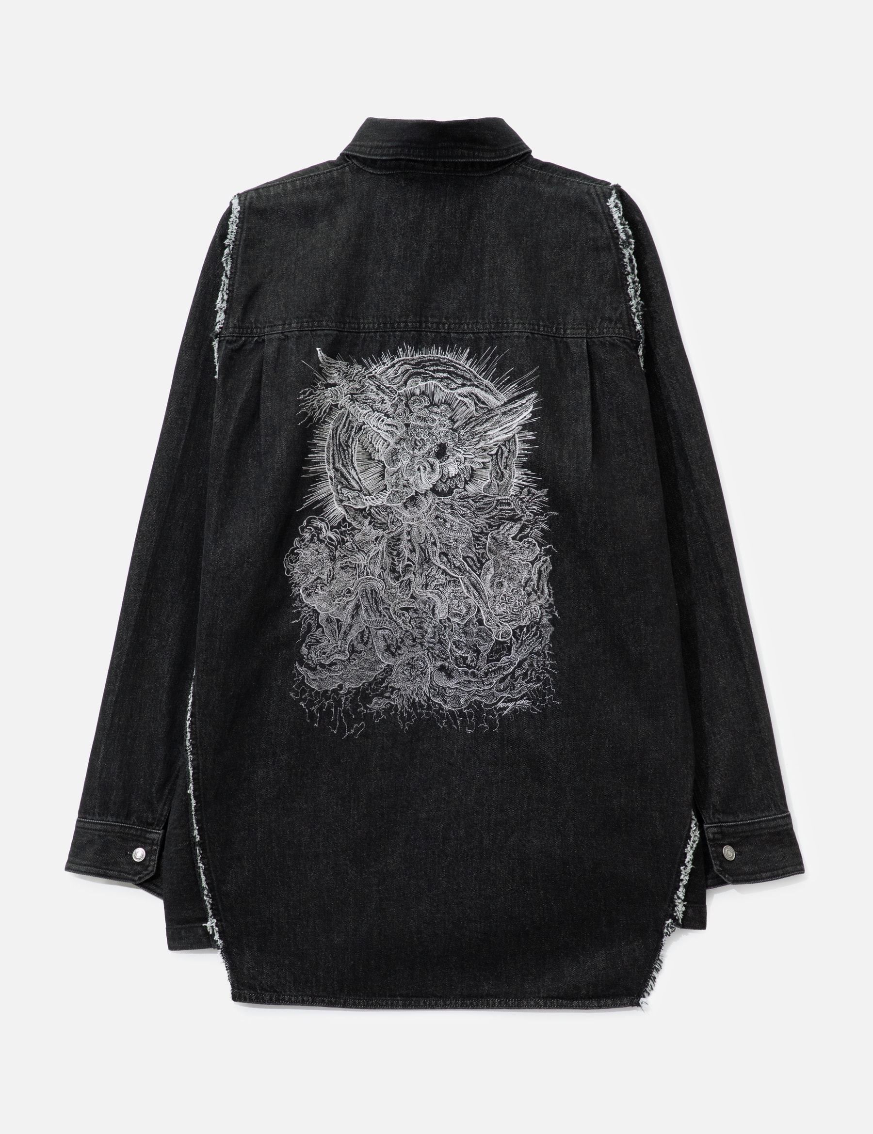 Polyptych Embroidered Denim Shirt view 17