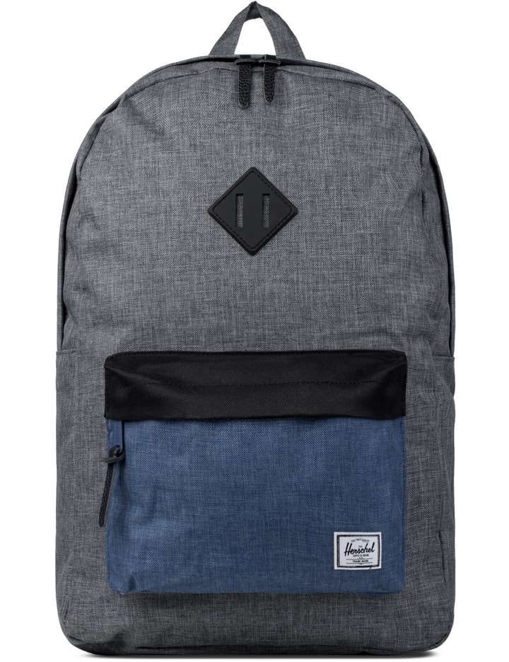 Charcoal Crosshatch/Navy Crosshatch/Black/Rubber Heritage Backpack Placeholder Image