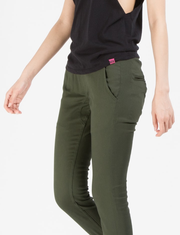 Olive Women Sprinter Jogger Pants Placeholder Image