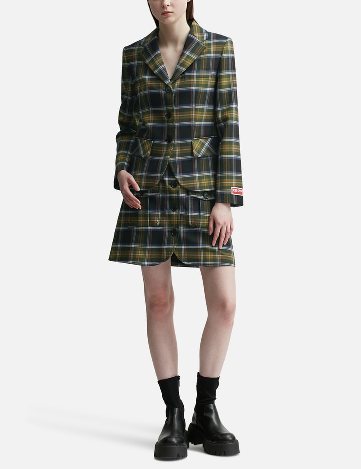 A-Line Checked Mini Skirt Placeholder Image