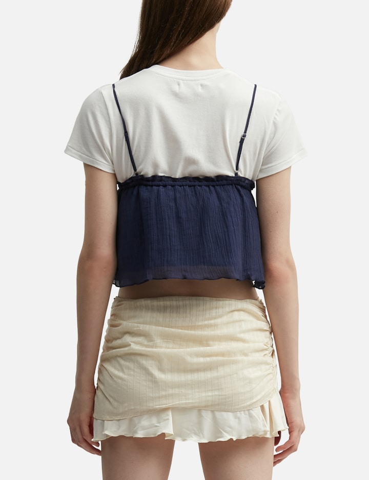 Glowny Shirred Crinkle Bustier