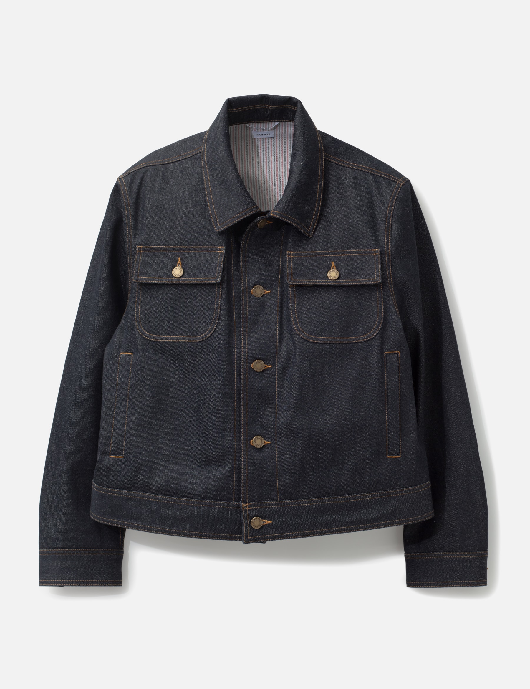 Selvedge Denim Backstrap Utility Jacket view 16