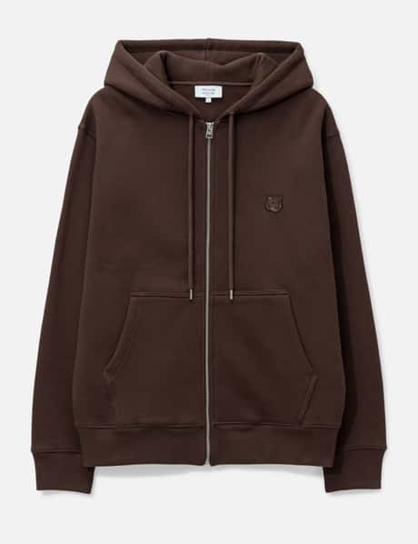 Maison Kitsuné Bold Fox Head Patch Comfort Zipped Hoodie