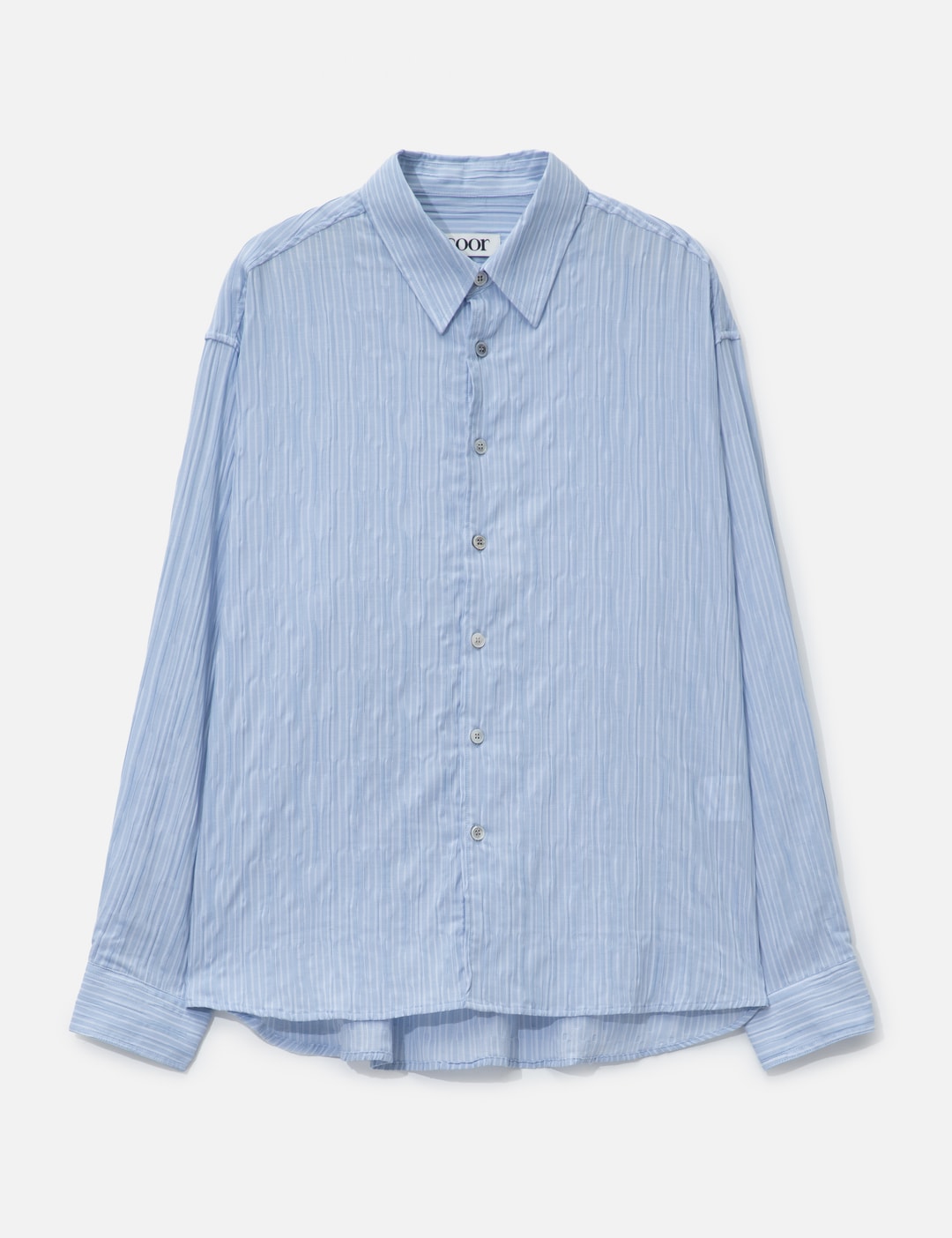 Semi-Overfit Wrinkle Stripe Shirt view 7