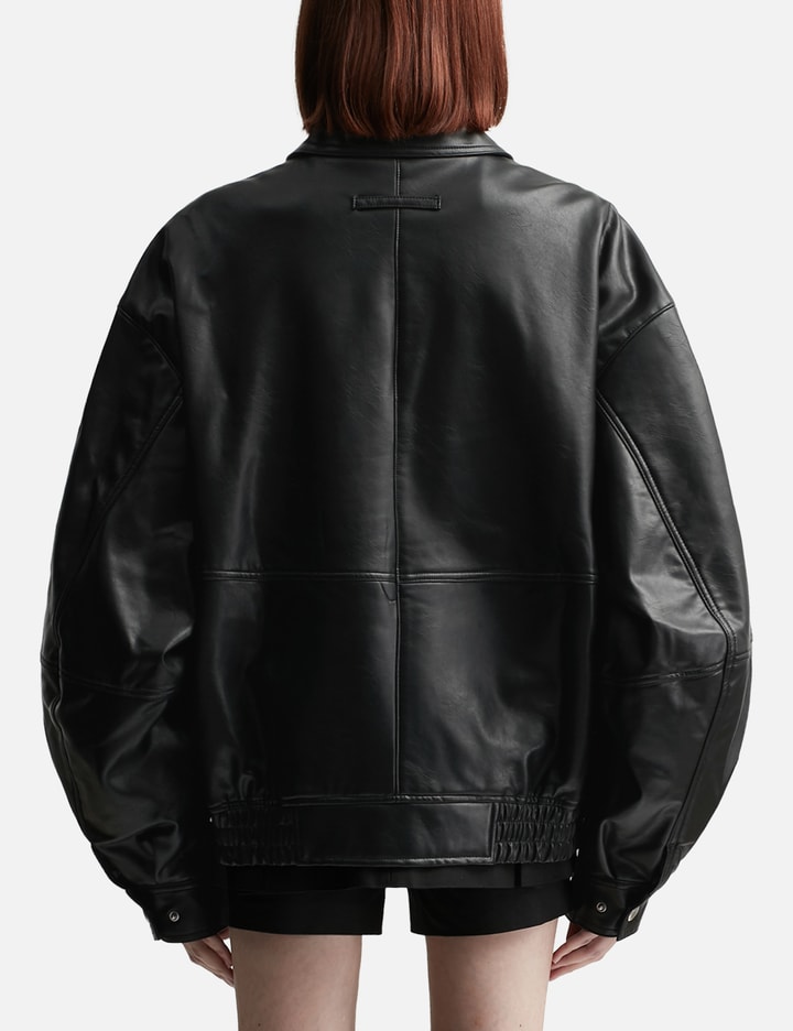 Faux Leather Blouson Jacket Placeholder Image