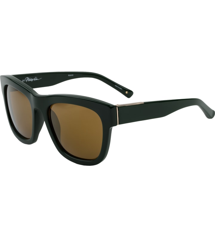 Linda Farrow x 3.1 Phillip Lim PL6C15SUN Hunter/Brass Mirror Sunglasses Placeholder Image