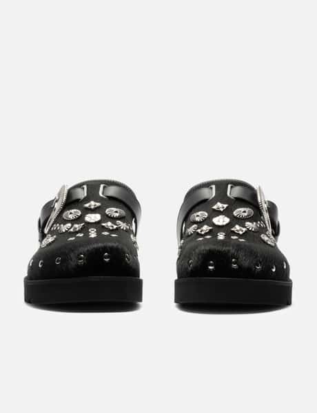 HBX Exclusive Black Pony Mule view 7